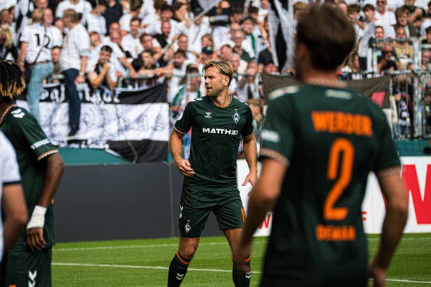 Fußball I Herren I Saison 2026-2027 I DFB-Pokal I 1. Spieltag I Lüneburger SK Hansa - SV Werder Bremen I 22.08.2026 Einzelfoto, Freisteller, Einzelbild, Cut-out, isoliertes Motiv, Sportaufnahme, Nahaufnahme, freigestellt, freigestellte Aufnahme, Aufnahme, Einzeln: Niclas Füllkrug (10, SV Werder Bremen) *** Soccer I Men s I 2026–2027 Season I DFB Cup I Matchday 1 I Lüneburger SK vs. Hansa SV Werder Bremen I August 22, 2026 Single photo, cropped image, single frame, cutout, isolated subject, sports photo, close-up, isolated, isolated shot, photo, single shot Niclas Füllkrug 10, SV Werder Bremen Copyright: xLobeca Björn-OlexKehmx