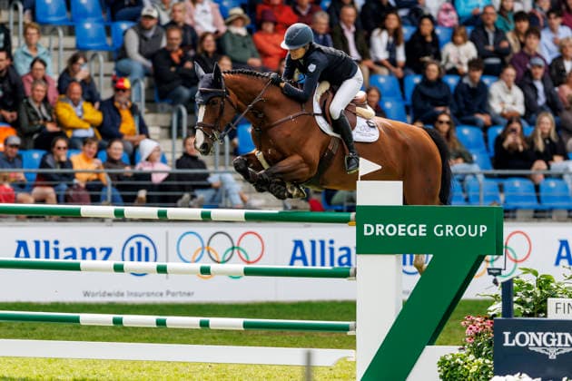 AACHEN - FEI World Championships 2026, AACHEN - FEI World Championships 2026 BECKMANN Johanna (GER), Emelie van de Mirania Stam Stechen Jump-Off RWE-Prize Final German U25 Trophy of the Stiftung Deutscher Pferdesport and Holger Hetzel Aachen, Reitstadion Soers 22. August 2026 - *** 2026 FEI World Championships in Aachen, AACHEN FEI World Championships 2026: Johanna Beckmann (GER), Emelie van de Mirania Stam, Jump-Off, RWE Prize Final, German U25 Trophy of the Stiftung Deutscher Pferdesport, and Holger Hetzel, Aachen, Reitstadion Soers, August 22, 2026