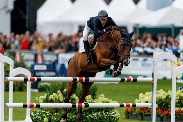 AACHEN - FEI World Championships 2026, AACHEN - FEI World Championships 2026 SCHMIDT Magnus (GER), Carl Gustav 7 Stechen Jump-Off RWE-Prize Final German U25 Trophy of the Stiftung Deutscher Pferdesport and Holger Hetzel Aachen, Reitstadion Soers 22. August 2026 - *** 2026 FEI World Championships in Aachen, AACHEN FEI World Championships 2026: Magnus Schmidt (GER), Carl Gustav, 7th in the Jump-Off, RWE Prize Final, German U25 Trophy of the Stiftung Deutscher Pferdesport, and Holger Hetzel, Aachen, Reitstadion Soers, August 22, 2026