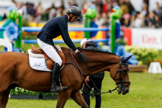 AACHEN - FEI World Championships 2026, AACHEN - FEI World Championships 2026 SCHMIDT Magnus (GER), Carl Gustav 7 Stechen Jump-Off RWE-Prize Final German U25 Trophy of the Stiftung Deutscher Pferdesport and Holger Hetzel Aachen, Reitstadion Soers 22. August 2026 - *** 2026 FEI World Championships in Aachen, AACHEN FEI World Championships 2026: Magnus Schmidt (GER), Carl Gustav, 7th in the Jump-Off, RWE Prize Final, German U25 Trophy of the Stiftung Deutscher Pferdesport, and Holger Hetzel, Aachen, Reitstadion Soers, August 22, 2026