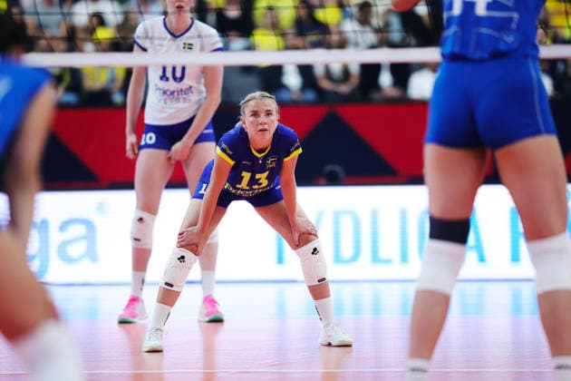 GÖTEBORG, SVERIGE 20260822 Sveriges Filippa Brink under lördagens match i grupp D mellan Sverige och Slovakien under damernas volleyboll-EM i Scandinavium. GÖTEBORG SVERIGE x9200x *** GOTHENBURG, SWEDEN 20260822 Sweden s Filippa Brink during Saturday s Group D match between Sweden and Slovakia at the Women s European Volleyball Championship at Scandinavium in GOTHENBURG, SWEDEN x9200x  Copyright: xAdamxIhse TTx VOLLEYBOLL-EM 2026 SVERIGE-SLOVAKIEN