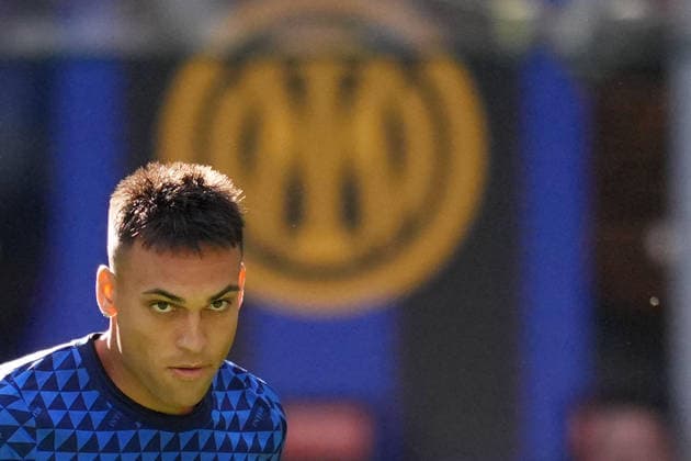 Inter Milan™s Lautaro Martinez during the Serie A soccer match between Fc Inter and Monza the San Siro Stadium in Milan, north Italy - August 21 , 2026. - Soccer  Copyright: xSpada LaPressex