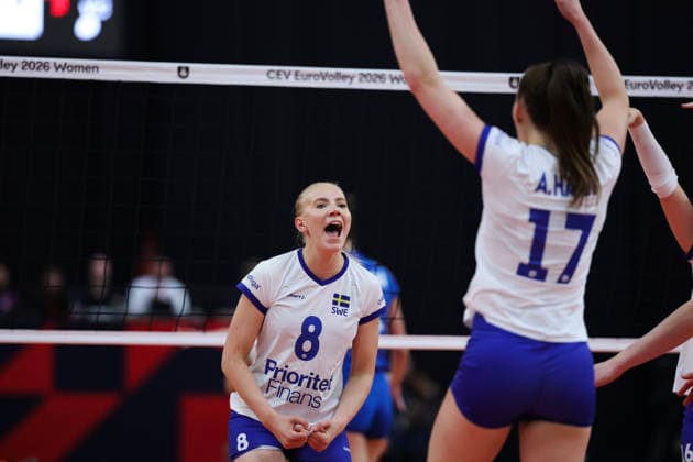 GÖTEBORG, SVERIGE 20260822 Sveriges Elma Olofsson under lördagens match i grupp D mellan Sverige och Slovakien under damernas volleyboll-EM i Scandinavium. GÖTEBORG SVERIGE x9200x *** GOTHENBURG, SWEDEN 20260822 Sweden s Elma Olofsson during Saturday s Group D match between Sweden and Slovakia at the Women s European Volleyball Championship at Scandinavium, GOTHENBURG, SWEDEN x9200x  Copyright: xAdamxIhse TTx VOLLEYBOLL-EM 2026 SVERIGE-SLOVAKIEN