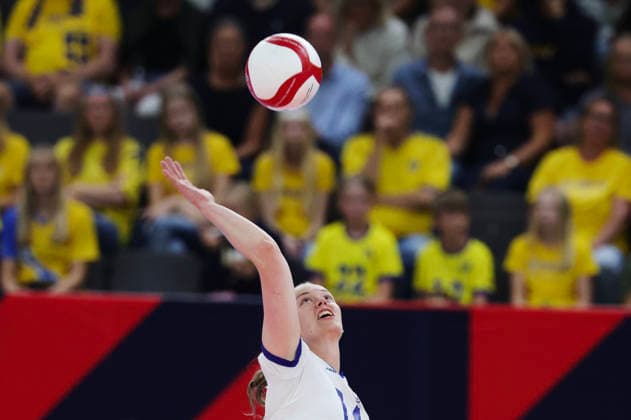 GÖTEBORG, SVERIGE 20260822 Sveriges Hanna Hellvig under lördagens match i grupp D mellan Sverige och Slovakien under damernas volleyboll-EM i Scandinavium. GÖTEBORG SVERIGE x9200x *** GOTHENBURG, SWEDEN 20260822 Sweden s Hanna Hellvig during Saturday s Group D match between Sweden and Slovakia at the Women s European Volleyball Championship at Scandinavium, GOTHENBURG, SWEDEN x9200x  Copyright: xAdamxIhse TTx VOLLEYBOLL-EM 2026 SVERIGE-SLOVAKIEN