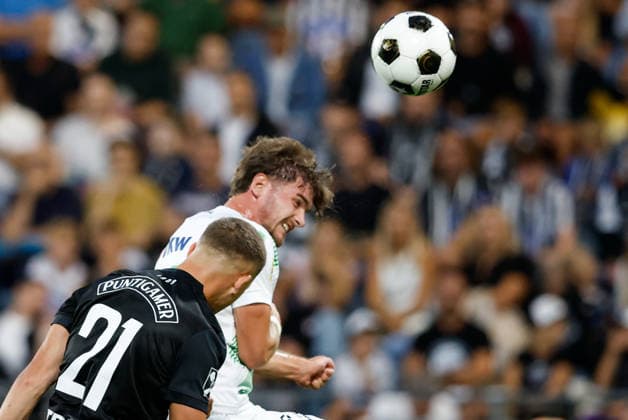 SOCCER - BL, Sturm vs A.Lustenau GRAZ,AUSTRIA,22.AUG.26 - SOCCER - ADMIRAL Bundesliga, SK Sturm Graz vs SC Austria Lustenau. Image shows Dominik Weixelbraun (A.Lustenau).  GEPAxpictures xJamesxDoak