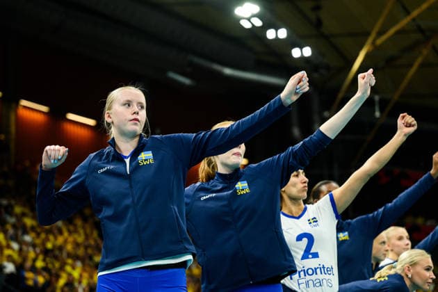 260822 Malin Hallin of Sweden during the CEV EuroVolley 2026 volleyball match between Sweden and Slovakia on August 22, 2026 in Gothenburg. Photo: Carl Sandin BILDBYRAN kod CS CS0971 volleyboll volleyball cev eurovolley 2026 volleyboll-em sverige slovakia sweden dam bbeng *** August 22, 2026: Malin Hallin of Sweden during the CEV EuroVolley 2026 volleyball match between Sweden and Slovakia on August 22, 2026 in Gothenburg. Photo by Carl Sandin, BILDBYRAN, code CS CS0971 volleyball CEV EuroVolley 2026 European Volleyball Championship Sweden Slovakia women s volleyball  Copyright: CARLxSANDIN BB260822CS052