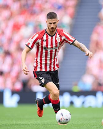 August 22, 2026, Bilbao, Vizcaya, SPAIN: Oihan Sancet of Athletic Club in action during the LaLiga EA Sports match between Athletic Club and Sevilla FC at San Mames on August 22, 2026, in Bilbao, Spain. Athletic Club V Sevilla FC - LaLiga EA Sports  - ZUMAa181 20260822_zaa_a181_153 Copyright: xRicardoxLarreinax