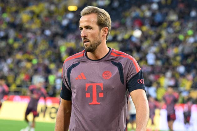 22.08.2026, xsltx, Fussball Franz Beckenbauer Supercup 2026, Borussia Dortmund - FC Bayern München v.l. Harry Kane (FC Bayern Muenchen) (DFL DFB REGULATIONS PROHIBIT ANY USE OF PHOTOGRAPHS as IMAGE SEQUENCES and or QUASI-VIDEO) Dortmund *** August 22, 2026, xsltx, Soccer Franz Beckenbauer 2026 Super Cup, Borussia Dortmund vs. FC Bayern Munich, Harry Kane, FC Bayern Munich, DFL, DFB—REGULATIONS PROHIBIT ANY USE OF PHOTOGRAPHS AS IMAGE SEQUENCES AND OR QUASI-VIDEO—Dortmund