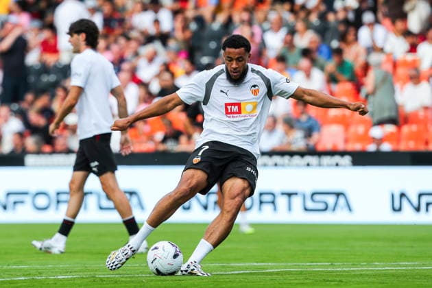 August 22, 2026, Valencia, Valencia, SPAIN: Arnaut Danjuma of Valencia CF in action during the Spanish league, LaLiga EA Sports, football match played between Valencia CF and RC Celta de Vigo at Mestalla stadium on August 22, 2026, in Valencia, Spain. Valencia CF V RC Celta De Vigo - LaLiga EA Sports  - ZUMAa181 20260822_zaa_a181_160 Copyright: xIvanxTerronx