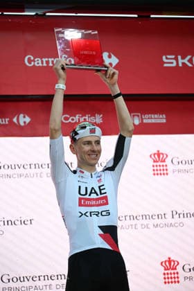 22-08-2026 Vuelta A Espana; Tappa 01 Monaco - Monaco; 2026, Uae Emirates - Xrg; Pogacar, Tadej; Monaco - Montecarlo; 