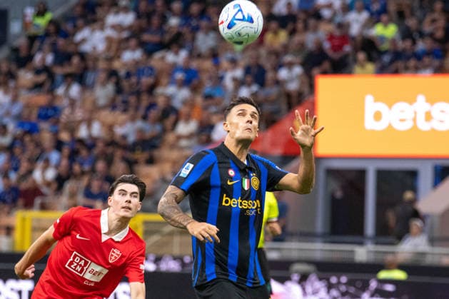 IPA87703758 - Aleksandar Stankovic during the Serie A match between FC Internazionale and AC Monza at Stadio Giuseppe Meazza in Milan, Italy, on August 22, 2026.  Copyright: xFedericoxManoni IPAxSportx xx 87703758