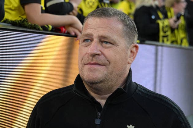 22.08.2026, xsltx, Fussball Franz Beckenbauer Supercup 2026, Borussia Dortmund - FC Bayern München v.l. Fußballfunktionär Vorstand Max Eberl (Bayern Muenchen) (DFL DFB REGULATIONS PROHIBIT ANY USE OF PHOTOGRAPHS as IMAGE SEQUENCES and or QUASI-VIDEO) Dortmund *** August 22, 2026, xsltx, Soccer Franz Beckenbauer 2026 Super Cup, Borussia Dortmund, FC Bayern Munich, soccer official, sports director Max Eberl, Bayern Munich, DFL, DFB. REGULATIONS PROHIBIT ANY USE OF PHOTOGRAPHS AS IMAGE SEQUENCES AND OR QUASI-VIDEO, Dortmund