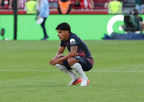 22nd August 2026; Gtech Community Stadium, Brentford, London, England; Premier League Football, Brentford versus Tottenham Hotspur; A disappointed Mateus Fernandes of Tottenham Hotspur after the match JohnxPatrickxFletcher