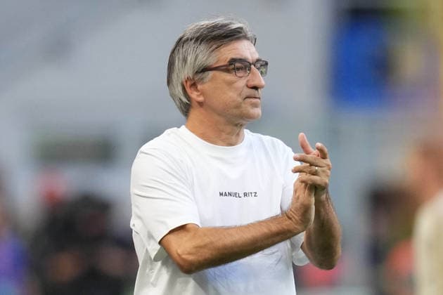 Monza s head coach Ivan Juric during the Serie A soccer match between Fc Inter and Monza the San Siro Stadium in Milan, north Italy - August 21 , 2026. - Soccer  Copyright: xSpada LaPressex
