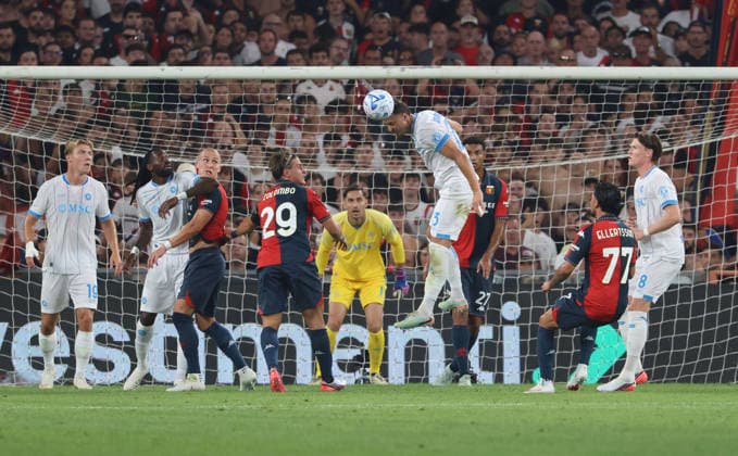 Serie A football match 2026 27 season: Genoa vs. Napoli Amir Rramani of SSC Napoli During the match played on August 22, 2026, at the Luigi Ferraris Stadium in Genoa part of the 2026 27 Serie A Italian football championship between FC Genoa and SSC Napoli. GENOVA stadio Luigi Ferraris Liguria ITALIA Copyright: xFABIOxSASSOxFabioxSassox Genoa Napoli2026_08_22Fabio Sasso3733