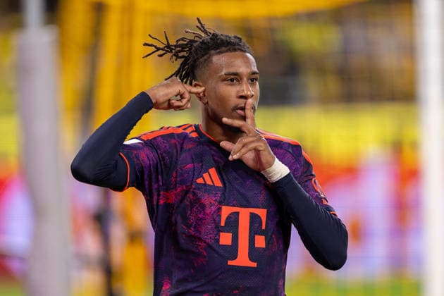 22.08.2026, Fussball, Franz Beckenbauer Supercup 2026, Borussia Dortmund - FC Bayern München. Michael Olise (FC Bayern München) bejubelt das Tor zum 0:2. Dortmund Signal Iduna Park NRW Deutschland xRHR-FOTO DEx *** August 22, 2026, Soccer, 2026 Franz Beckenbauer Super Cup, Borussia Dortmund vs. FC Bayern Munich, Michael Olise of FC Bayern Munich celebrates the goal that made it 0–2 against Dortmund, Signal Iduna Park, North Rhine-Westphalia, Germany, xRHR PHOTO DEx Copyright: DennisxEwert RHR-FOTOx RHR-FOTO DE