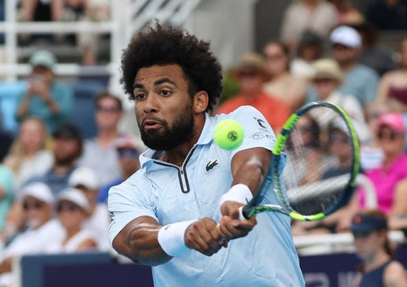August 22, 2026, Mason, Ohio, USA: ARTHUR FILS of France during the match against F. Cobolli of Italy in the semifinals of tennis tournament WTA, Tennis Damen 1000 Cincinnati Open in Mason, USA. Fils won 6:3, 6:4 Tennis: Cincinnati Open - Arthur Fils 6:3, 6:4 Flavio Cobolli  - ZUMAc278 20260822_zsp_c278_062 Copyright: xMarcinxCholewinskix