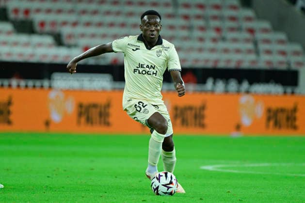 FOOTBALL : OGC Nice VS FC Lorient - Ligue 1 McDonald s - 22 08 2026 Arthur Avom (FCL) - Ligue 1 McDonald s match between OGC Nice and Football Club de Lorient on August 22, 2026 at the Allianz Riviera Stadium in Nice. NiceFrance  Copyright: xWilliamxCannarellax