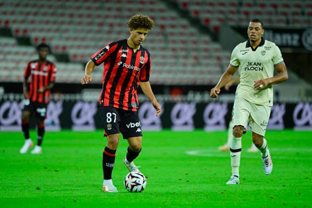 FOOTBALL : OGC Nice VS FC Lorient - Ligue 1 McDonald s - 22 08 2026 Emerson (OGCN) - Ligue 1 McDonald s match between OGC Nice and Football Club de Lorient on August 22, 2026 at the Allianz Riviera Stadium in Nice. NiceFrance  Copyright: xWilliamxCannarellax