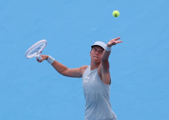August 22, 2026, Mason, Ohio, USA: IGA SWIATEK of Poland during the match against J. Pegula of USA in semifinals of tennis tournament WTA, Tennis Damen 1000 Cincinnati Open in Mason, USA. Tennis: Cincinnati Open - Iga Swiatek  - ZUMAc278 20260822_zsp_c278_068 Copyright: xMarcinxCholewinskix