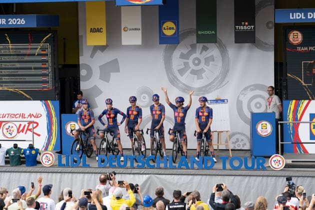 Lidl Deutschland Tour, Etappe 3, 22.08.2026 Team Picnic PostNL (WT) Herxheim Germany *** Lidl Germany Tour, Stage 3, August 22, 2026 Team Picnic PostNL WT Herxheim, Germany Copyright: xCarlaxHilgerx