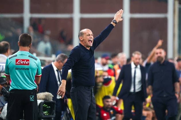IPA87708722 - Serie A, Day 1, August 22, 2026, Genoa, Ferraris Stadium, Genoa vs. Napoli; pictured: Coach Massimiliano Allegri  Copyright: xGabrielexSiri IPAxSportx xx 87708722