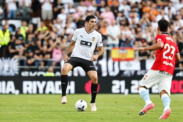 Cesar Tarrega (Valencia), AUGUST 22, 2026 - Football Soccer : Spanish LaLiga EA Sports match between Valencia CF - RC Celta de Vigo at the Estadio Campo de Mestalla in Valencia, Spain. Noxthirdxpartyxsales  aflo_342271916 MutsuxKawamorix
