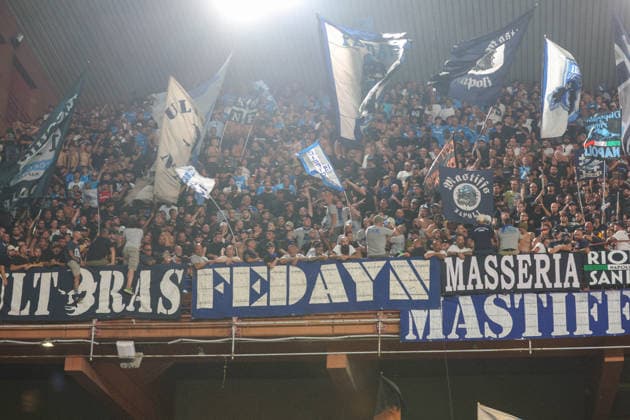 SOCCER - Serie A - Genoa CFC vs. SSC Napoli Photo by IPA ABACAPRESS.COM87706527 - Serie A, Day 1, August 22, 2026, Genoa, Ferraris Stadium, Genoa vs. Napoli; in the photo: Napoli fans Genoa Italy  Copyright: xIPAxSport ABACAx