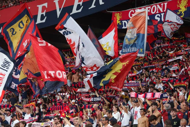 SOCCER - Serie A - Genoa CFC vs. SSC Napoli Photo by IPA ABACAPRESS.COM87706557 - Serie A, Day 1, August 22, 2026, Genoa, Ferraris Stadium, Genoa vs. Napoli; pictured: Genoa fans Genoa Italy  Copyright: xIPAxSport ABACAx
