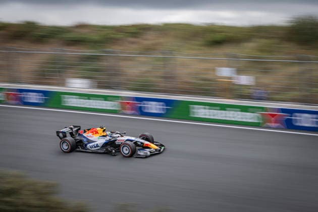 RECORD DATE NOT STATED 22nd August 2026; Circuit Zandvoort, Zandvoort, North Holland, Netherlands; Formula 1 Heineken Dutch Grand Prix 2026; Sprint Race and Qualifying Day; Arvid Lindblad (41) of Great Britain and Visa Cash App Racing Bulls Formula One Team during Qualifying GodfreyxPitt