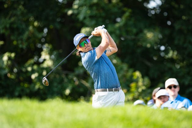 August 22, 2026, St. Louis, Missouri, USA: RICKIE FOWLER tees off on Hole 2 during Round 3 of the BMW Championship at Bellerive Country Club. St. Louis USA - ZUMAw173 20260822_zsp_w173_054 Copyright: xLukexWelshx