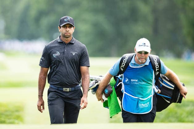 August 22, 2026, St. Louis, Missouri, USA: AARON RAI walks up to the fifth hole tee box during Round 3 of the BMW Championship at Bellerive Country Club. St. Louis USA - ZUMAw173 20260822_zsp_w173_032 Copyright: xLukexWelshx