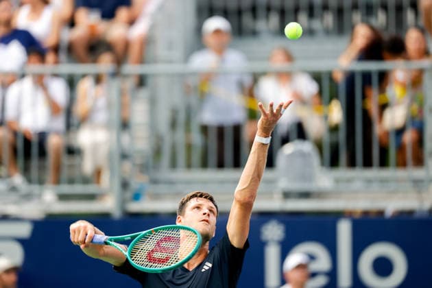 CANCUN COUNTRY OPEN 2026 CANCUN COUNTRY OPEN 2026 HUBERT HURKACZ VS MOEZ ECHARGUI 22082026 CANCUN, QUINTANA ROO. Action photo of Hubert Hurkacz of Poland, during singles semifinal game of the Cancun Country Open 2026 Tennis 125 Challenger tournament held at the Cancun Country Club of Cancun, Quintana Roo, Mexico. Foto de accion de Hubert Hurkacz de Polonia, durante juego semifinal de singles del Cancun Country Open 2026 ATP, Tennis Herren Tennis 125 Challenger que se celebra en el Cancun Country Club de Cancun, Quintana Roo, Mexico. PHOTO BY IMAGENSHOP AGENCIA FOTOGRAFICA CANCUN QUINTANA ROO MEXICO *** CANCUN COUNTRY OPEN 2026 CANCUN COUNTRY OPEN 2026 HUBERT HURKACZ VS MOEZ ECHARGUI 08 22 2026 CANCUN, QUINTANA ROO Action photo of Hubert Hurkacz of Poland during the singles semifinal match of the 2026 Cancun Country Open Tennis 125 Challenger tournament held at the Cancun Country Club in Cancun, Quintana Roo, Mexico Action photo of Hubert Hurkacz of Poland, during the singles semifinal match of the 2026 Cancun Country Open ATP Tennis 125 Challenger tournament held at the Cancun Country Club in Cancun, Quintana Roo, Mexico. PHOTO BY IMAGENSHOP PHOTO AGENCY CANCUN QUINTANA ROO MEXICO Copyright: xIMAGENSHOPxAGENCIAxFOTOGRAFICAx
