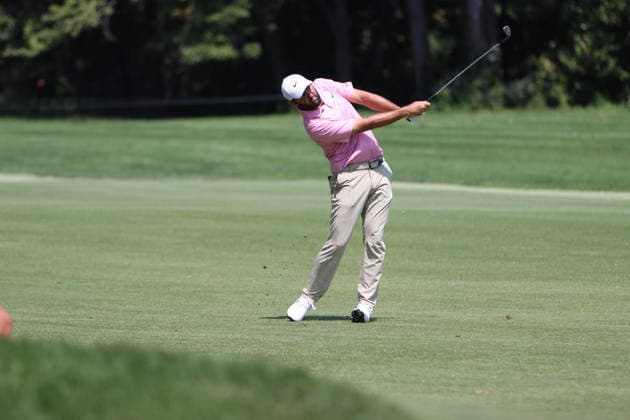 August 22, 2026, U.S.: Scott Scheffler hits a fairway shot at the BMW Championship on August 22, 2026 at Bellerive Country Club in St. Louis, Missouri. U.S. - ZUMAn332 20260822_zsp_n332_056 Copyright: xTaylorxNickersonx