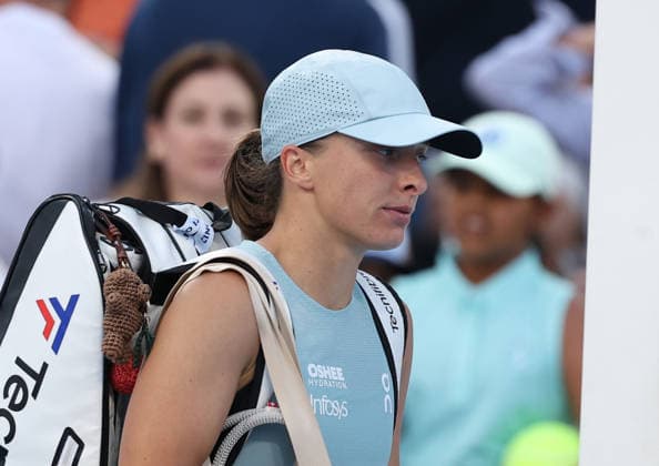 August 22, 2026, Mason, Ohio, USA: IGA SWIATEK of Poland after the match against J. Pegula of USA in semifinals of tennis tournament WTA, Tennis Damen 1000 Cincinnati Open in Mason, USA. Swiatek lost 5:7, 6:4, 4:6. Mason USA - ZUMAc278 20260822_zsp_c278_075 Copyright: xMarcinxCholewinskix