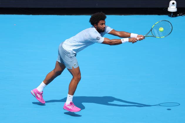 August 22, 2026, Mason, Oh, USA: Cincinnati Open Tennis 2026 - Arthur Fils plays a ball against Flavio Cobolli in the Cincinnati Open Tennis Tournament held in Mason OH. 2026 08 22. ZUMAPress Mason USA - ZUMAn24_ 20260822_zaf_n24_120 Copyright: xWallyxNellx