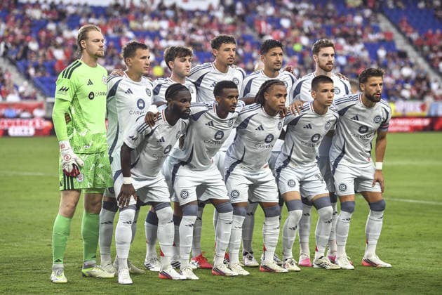 Chicago Fire FC starting eleven before the Major League Soccer match between Red Bull New York and Chicago Fire FC at Sports Illustrated Stadium on August 22, 2026 in Harrison, NJ, United States.  Copyright: xRebekahxWynkoopx xSPPx Sportspressphoto_SPR212928