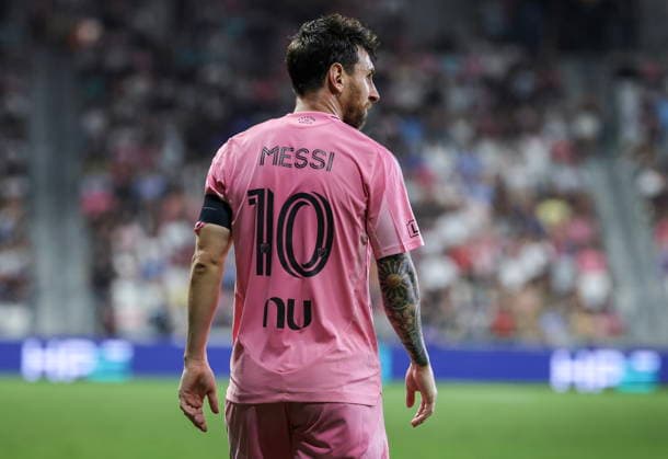 MLS, Fussball Herren, USA - Inter Miami CF vs. Toronto FC Inter Miami CF forward Lionel Messi reacts during the MLS soccer match between Inter Miami CF and Toronto FC at Nu Stadium in Miami, Florida, USA, 22 August 2026. MIAMI FLORIDA United States  Copyright: xCRISTOBALxHERRERA-ULASHKEVICHx