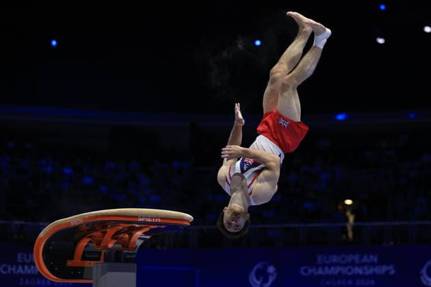 Zagreb, 22.08.2026. - 37TH EUROPEAN MEN™S ARTISTIC GYMNASTICS, Men s Artistic Gymnastics Apparatus Final Vault Individual SENIORS. 567 HEPWORTH Harry (GBR) Men s Artistic Gymnastics Apparatus Final Horizontal bar Individual SENIORS  2S6A3570.JPG