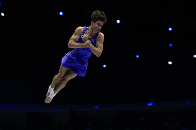 Zagreb, 22.08.2026. - 37TH EUROPEAN MEN™S ARTISTIC GYMNASTICS, Men s Artistic Gymnastics Apparatus Final Vault Individual SENIORS. 648 DUKHNO Arsenii (WG2) Men s Artistic Gymnastics Apparatus Final Horizontal bar Individual SENIORS  2S6A3712.JPG