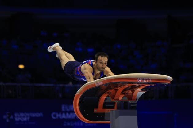 Zagreb, 22.08.2026. - 37TH EUROPEAN MEN™S ARTISTIC GYMNASTICS, Men s Artistic Gymnastics Apparatus Final Vault Individual SENIORS. 501 DAVTYAN Artur (ARM) Men s Artistic Gymnastics Apparatus Final Horizontal bar Individual SENIORS  2S6A4031.JPG