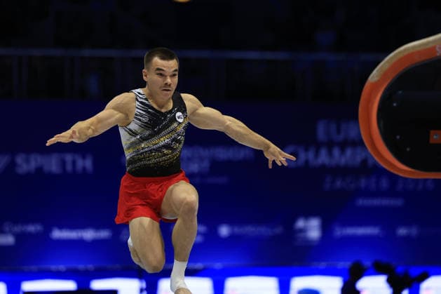 Zagreb, 22.08.2026. - 37TH EUROPEAN MEN™S ARTISTIC GYMNASTICS, Men s Artistic Gymnastics Apparatus Final Vault Individual SENIORS. 652 USACHEV Aleksei (WG2) Men s Artistic Gymnastics Apparatus Final Horizontal bar Individual SENIORS  2S6A4367.JPG