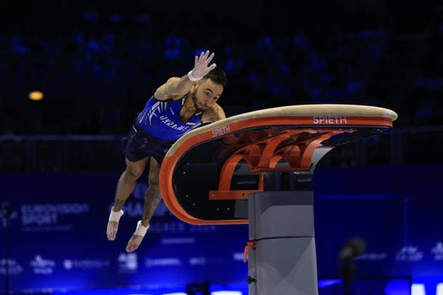 Zagreb, 22.08.2026. - 37TH EUROPEAN MEN™S ARTISTIC GYMNASTICS, Men s Artistic Gymnastics Apparatus Final Vault Individual SENIORS. 686 CHEPURNYI Nazar (UKR) Men s Artistic Gymnastics Apparatus Final Horizontal bar Individual SENIORS  2S6A4674.JPG