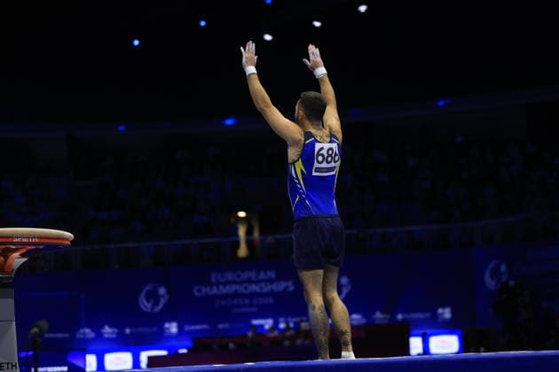 Zagreb, 22.08.2026. - 37TH EUROPEAN MEN™S ARTISTIC GYMNASTICS, Men s Artistic Gymnastics Apparatus Final Vault Individual SENIORS. 686 CHEPURNYI Nazar (UKR) Men s Artistic Gymnastics Apparatus Final Horizontal bar Individual SENIORS  2S6A4752.JPG