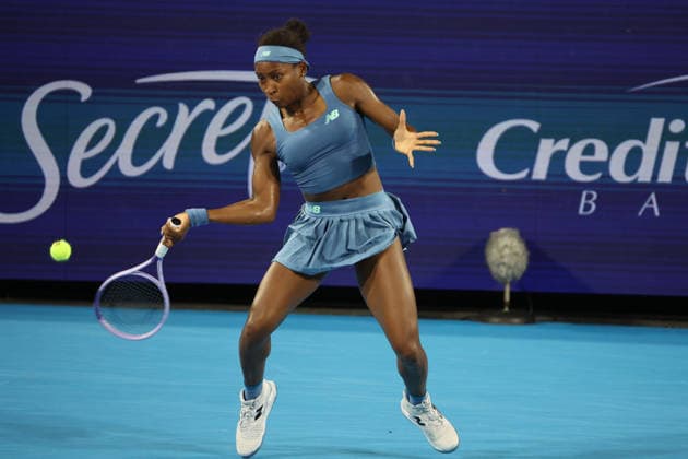 August 22, 2026, Mason, Oh, USA: Cincinnati Open Tennis 2026 - Coco Gauff plays a ball against Sara Bejlek in the Cincinnati Open Tennis Tournament held in Mason OH. 2026 08 22. ZUMAPress Mason USA - ZUMAn24_ 20260822_zaf_n24_418 Copyright: xWallyxNellx