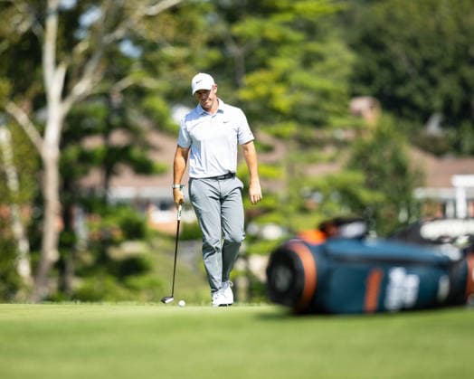 August 22, 2026, St. Louis, Missouri, USA: RORY MCILROY looks over a putt on the fifteenth hole during Round 3 of the BMW Championship at Bellerive Country Club. St. Louis USA - ZUMAw173 20260822_zsp_w173_121 Copyright: xLukexWelshx