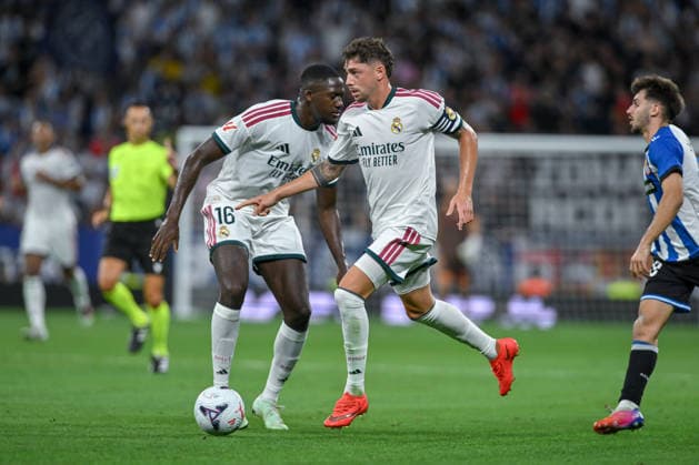 RCD ESPANYOL v REAL MADRID RCDE STADIUM BARCELONA. Aug 22, 2026 RCD ESPANYOL vs REAL MADRID Aug 22,2026 Valverde (8) of Real Madrid during the match between RCD Espanyol and Real Madrid corresponding to the second day of La Liga EA Sports at RCDE Stadium in Barcelona, Spain. Cornella El Prat ESP Copyright: xS.xRosx