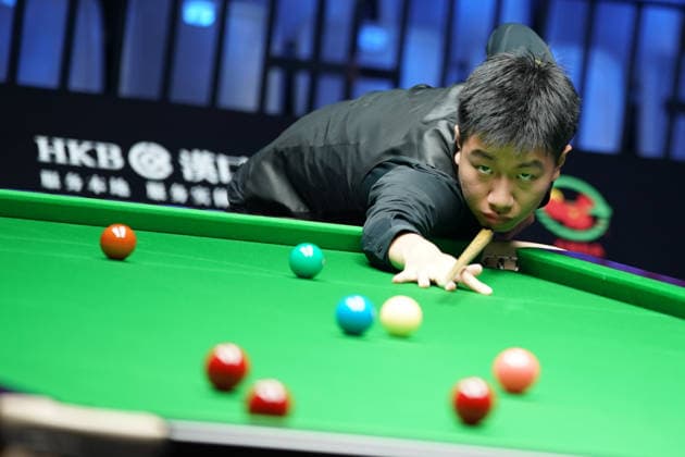 WUHAN, CHINA - AUGUST 23: Gao Yang of China plays a shot in the first round match against Guan Zhen of China on day 1 of Wuhan Open 2026 at the Optics Valley Gymnasium of Huazhong University of Science and Technology on August 23, 2026 in Wuhan, Hubei Province of China.  Copyright: xTaixChengzhex 111661617322