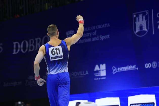 Zagreb, 22.08.2026. - 37TH EUROPEAN MEN™S ARTISTIC GYMNASTICS, Men s Artistic Gymnastics Apparatus Final Parallel bars Individual SENIORS. 611 PYATOV Ron (ISR), Men s Artistic Gymnastics Apparatus Final Parallel bars Individual SENIORS  2S6A7784.JPG