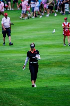 August 22, 2026, Edmonton, Alberta, Canada: in round 3 of the LPGA, Golf Damen CPKC Canadian Women s Open..LPGA CPKC Canada WomenÃ¢â‚¬â ¢s Open leader Mayu Yamashita shot 5 under par to bringing her total to -19, tying the LPGA record after 54 holes. 16-year-old amateur Aphrodite Deng (tied for 6th place) leads all Canadians at 10 under par after shooting 63 (7 under par) in the third round (the low score for the round). Nine players are currently sitting at 10 under par or better heading into the final round. Deng is also one of 4 Canadians under 18 to make the cut, a tournament first. Edmonton Canada - ZUMAs197 20260822_aaa_s197_417 Copyright: xRonxPalmerx